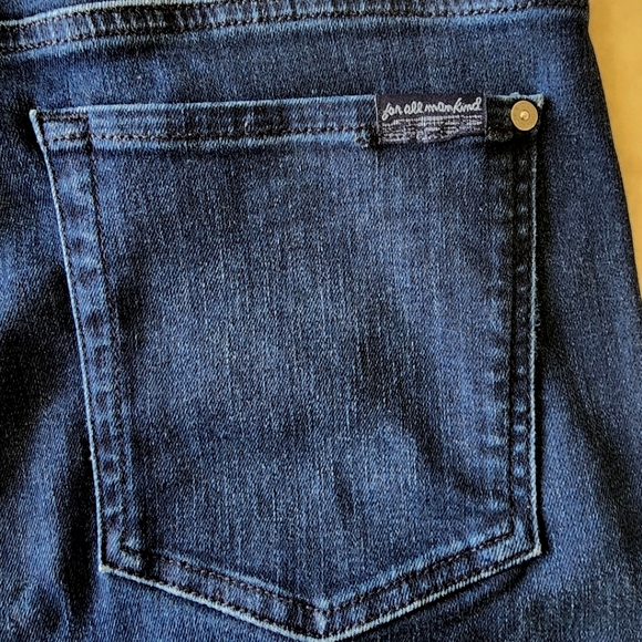 7 for all mankind high waist ankle gwenevere jean. Size 31 nwot - Picture 8 of 10